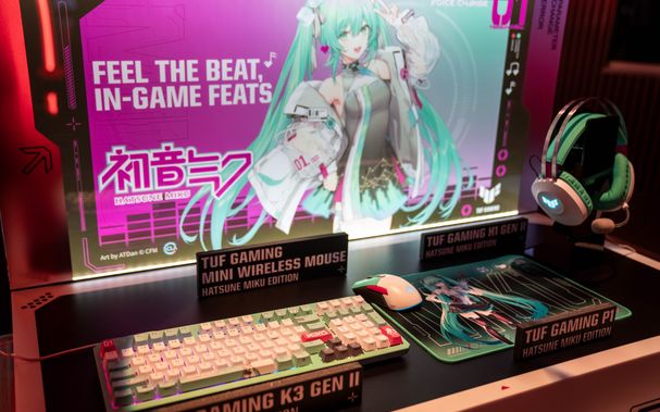 白色控尖叫！ROG全新電競周邊勁裝登場